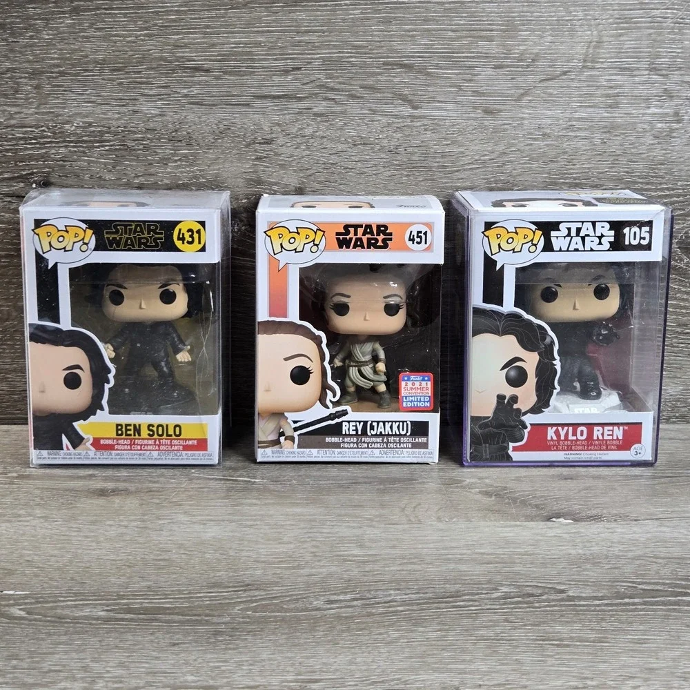 5 Funko Pop Star Wars Exclusive Lot Darth Maul 450 Luke Skywalker 94 Ben 431 Ren